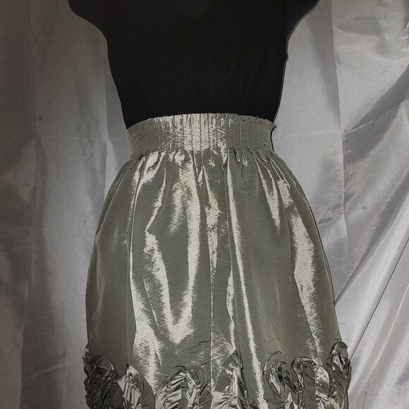 * MAX and CLEO black and silver Cocktail PROM Dress - Picture 2 of 8